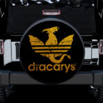 House of the Dragon Dracarys Yellow Car Spare Tire Covers Gift For Campers - Sumovir