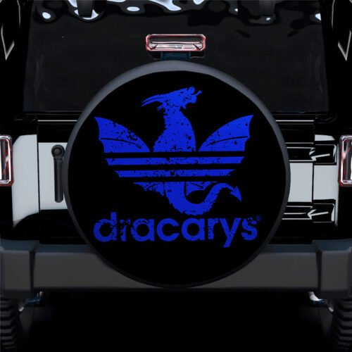 House of the Dragon Dracarys Blue Car Spare Tire Covers Gift For Campers - Sumovir