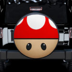 Mario Mushroom Red Car Spare Tire Covers Gift For Campers - Sumovir