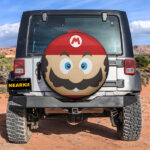 Mario Red Car Spare Tire Covers Gift For Campers - Sumovir