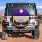 Mario Waluigi Purple Car Spare Tire Covers Gift For Campers - Sumovir