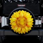 3D Sunflower Jeep Car Spare Tire Covers Gift For Campers - Sumovir