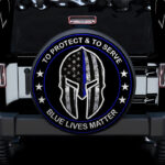 Blue Live Matter Car Spare Tire Covers Gift For Campers - Sumovir