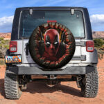 3D Deadpool Car Spare Tire Covers Gift For Campers - Sumovir