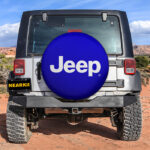 Jeep Blue Car Spare Tire Covers Gift For Campers - Sumovir