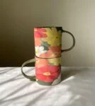 Elegant Zinnia Flowers - Handmade Porcelain Mug