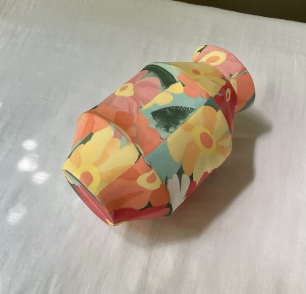 Elegant Zinnia Big Vase - Handmade Porcelain Vase
