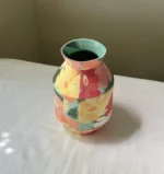 Elegant Zinnia Big Vase - Handmade Porcelain Vase