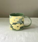 Golden Shower Tree Coffee Mug- Handmade Porcelain Mug
