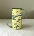 Golden Shower Tree Coffee Mug- Handmade Porcelain Mug