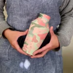 Pink Flower Nerikomi Porcelain Vase - Handmade Porcelain Vase